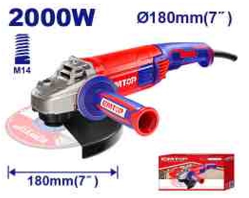 EAGR20073, Angle grinder - AC 220-240V Professional AC Powered Power Tool with Multi-Function Capability